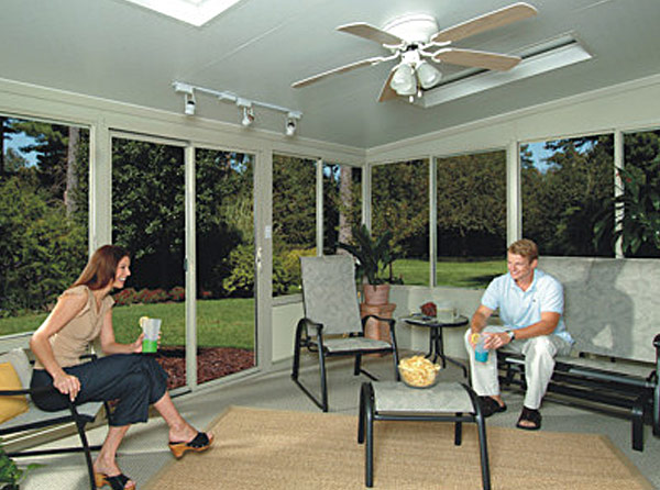 Furnished sunroom