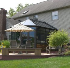 Conservatory style sunroom addition