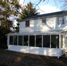 Glass roof straight room sunroom