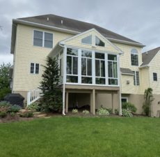 Patio enclosure home addition