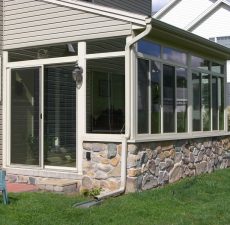 Patio enclosure home addition