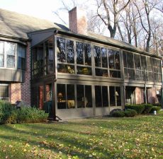 Two story patio enclosure